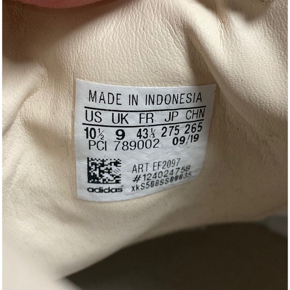 Adidas Slam Court White Leather Star Perforated Sneakers EF2097 Womens 10.5 - Picture 8 of 8